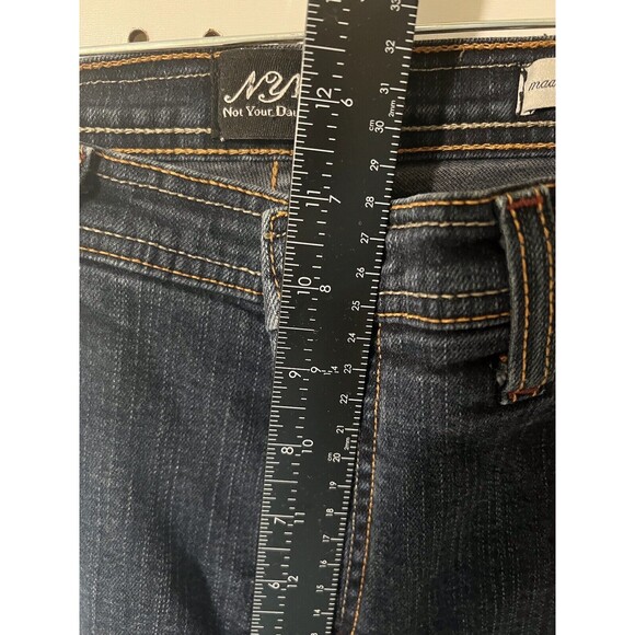 Not Your Daughters Jeans NYDJ  Size 12 Medium Wash Denim Straight Leg - Picture 6 of 12